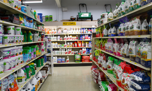 A vast selection of Espoma, Hi-Yield, Miracle Gro, and Bonide products fill our Garden Center aisles.