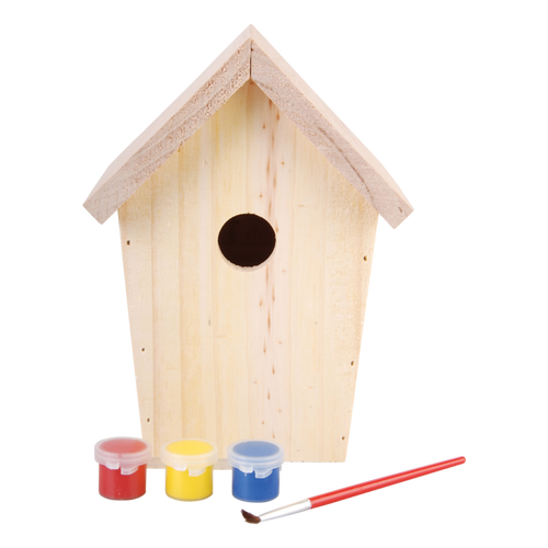 Esschert Design DIY Nesting Box w/ Paint Kit