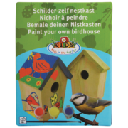 Esschert Design DIY Nesting Box w/ Paint Kit