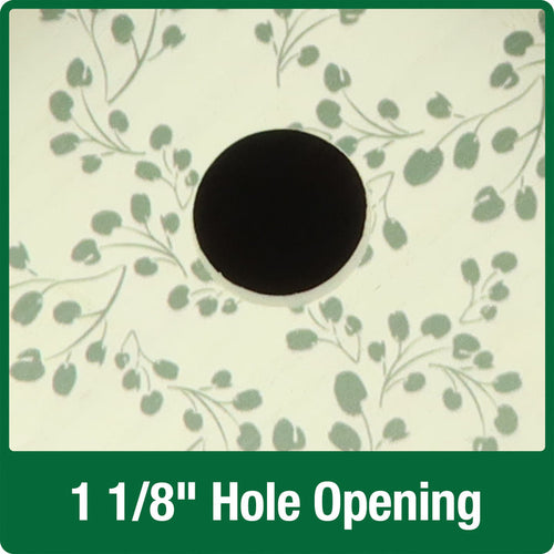 Nature's Way Deco Bird House Ivy Perch White