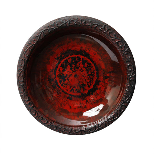 ALGREEN  20 Accerra Red Birdbath